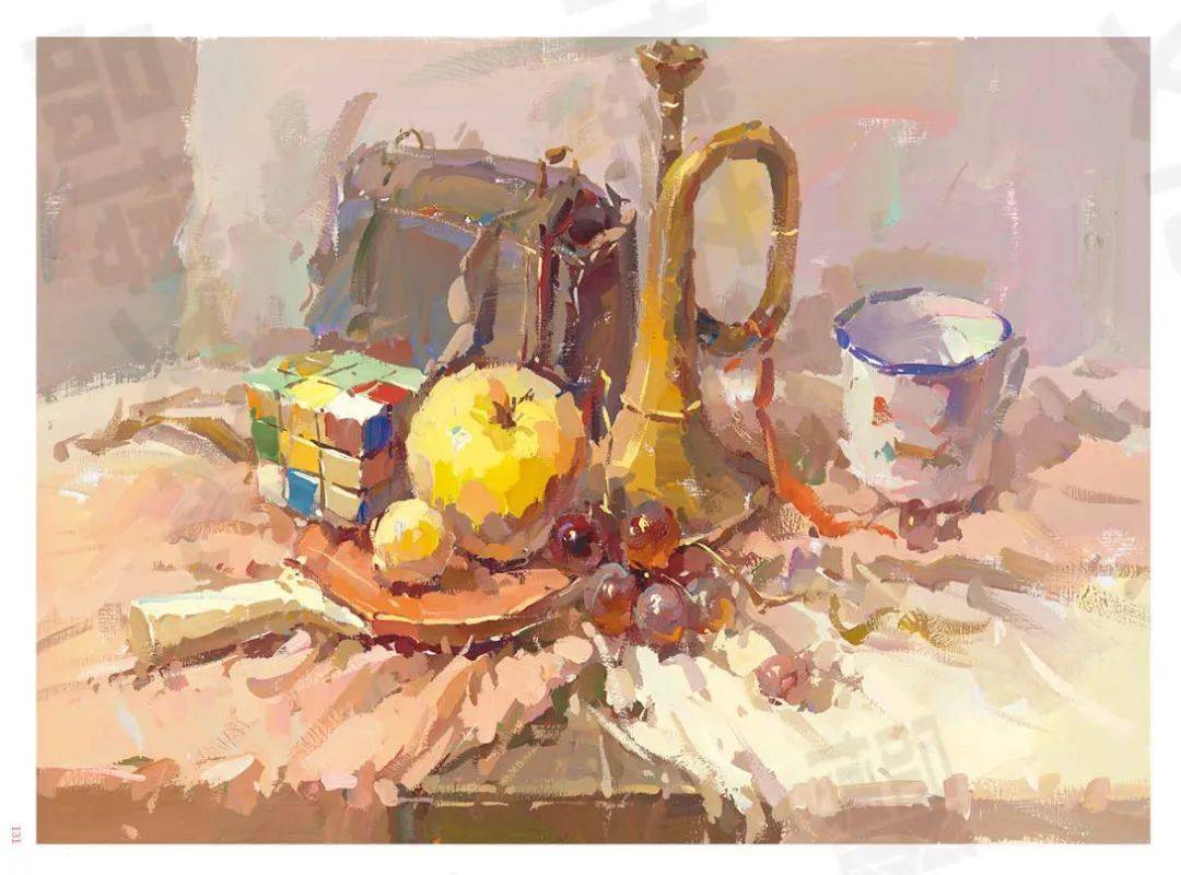 征战联考3色彩静物横构图张国政回归本质的形体色于一体贴合考题方向