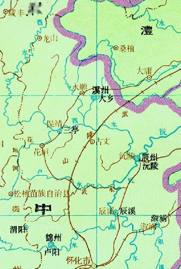 圖說湖南省湘西州建置沿革史_永順_時期_沅陵縣