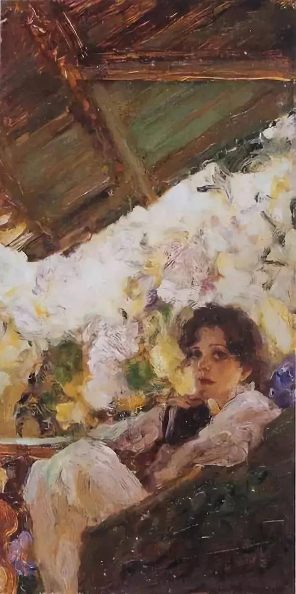 何多苓作品欣赏激情涌动的青春诗画