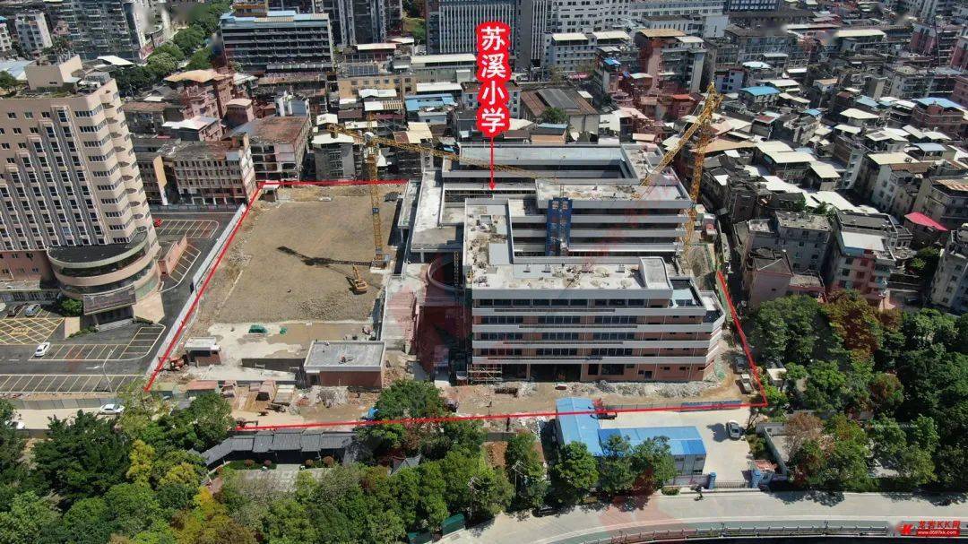 龙岩中心城区这两所学校工程最新进度来了!_项目_苏溪_建设