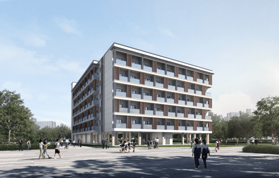 宿舍楼效果图寝室效果图【立德 笃学 崇新】文:张迪图:林祥汤