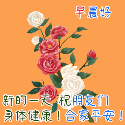 早上好朋友最新日常祝福语动态图片表情包问候语慰问早安的图片带字
