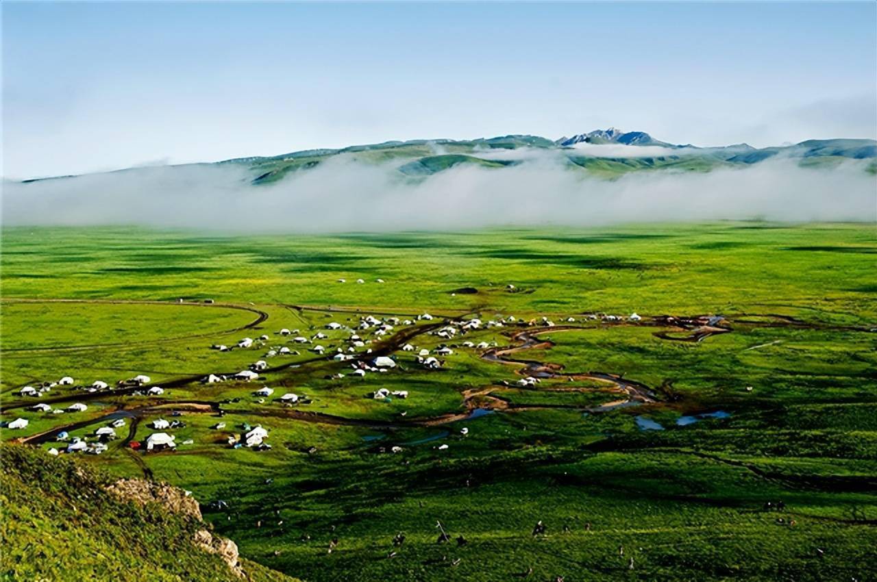 日曲卡雪山尕玛尔草原图片