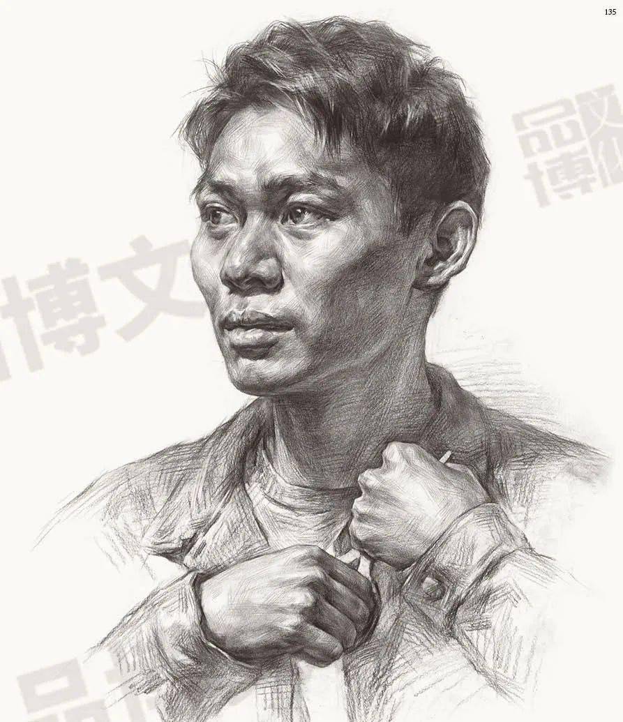 亮剑2素描头像头带手综合训练吴静静市面仅此一本头带手考试原尺寸