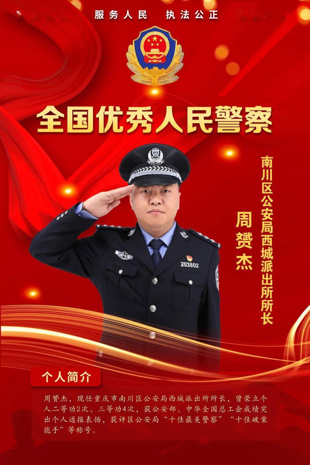 优秀民警图片