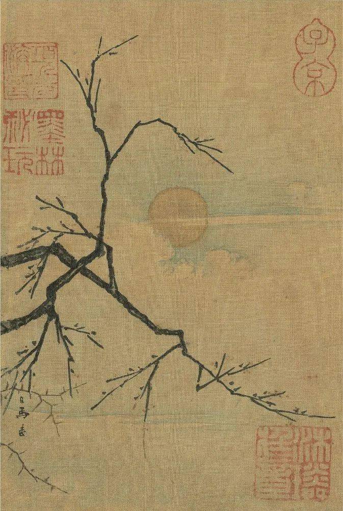 水墨苍劲"马一角"——马远绘画雅赏_芥子园_画谱_国画