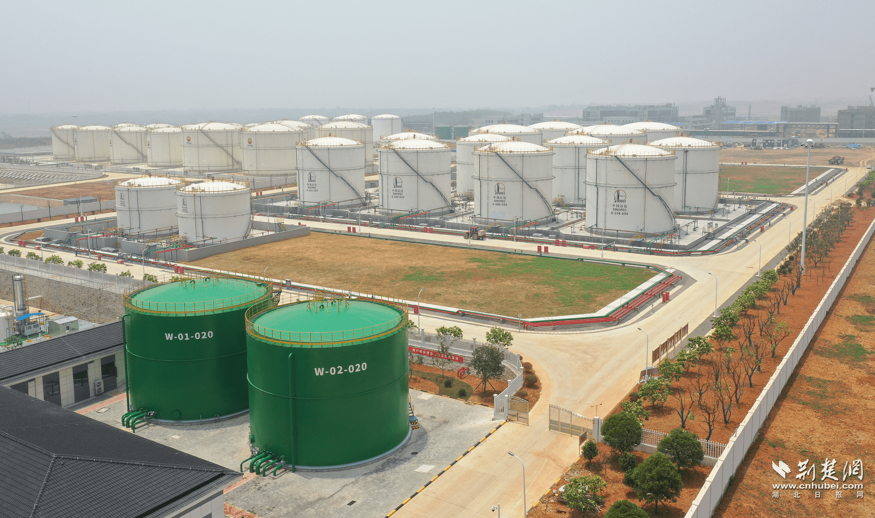 中石化鄂西最大成品油油库正式投油启用