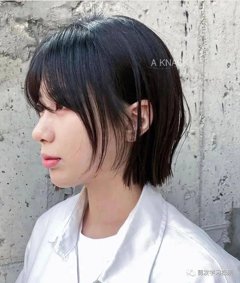 夏天最爱 "黑短直"._发型_中国_形象