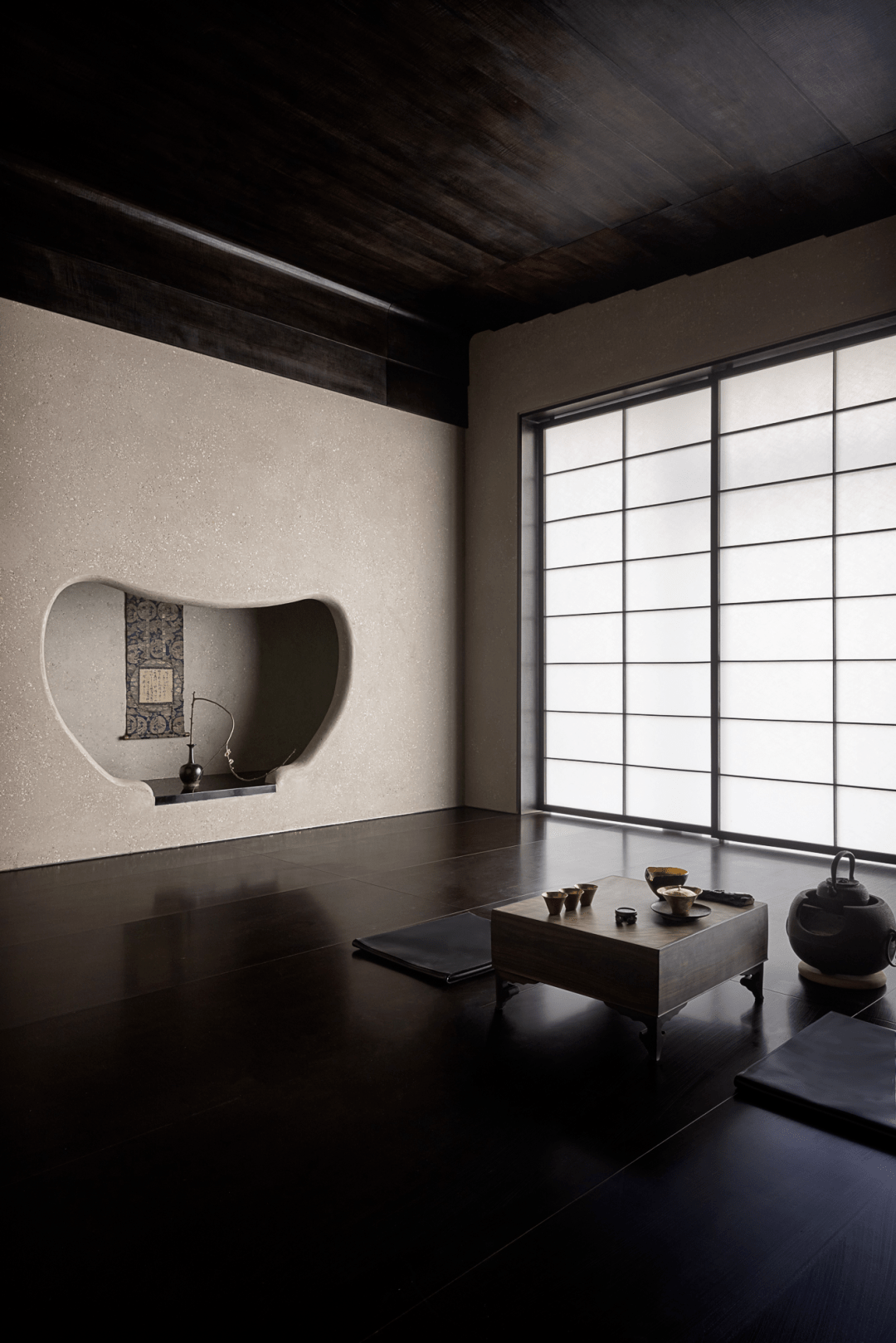 川谷堂拾一设计杭州云端茶室朴居