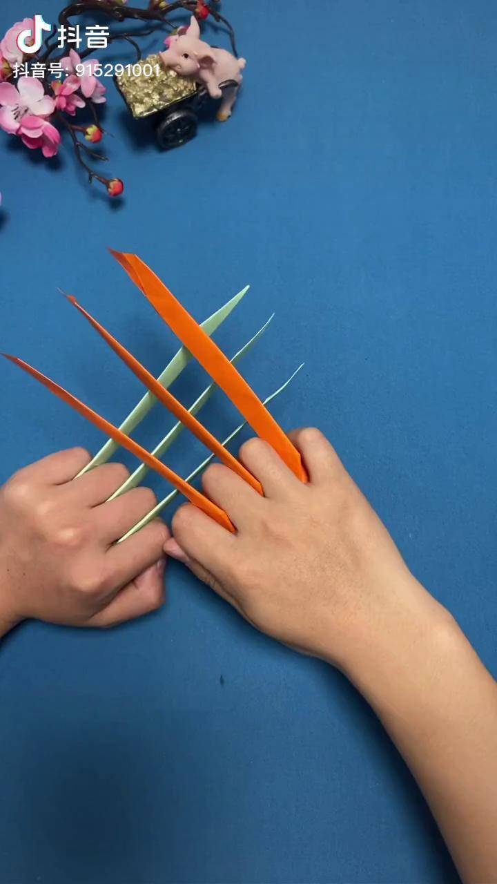 折爪子的方法手工爪子图片