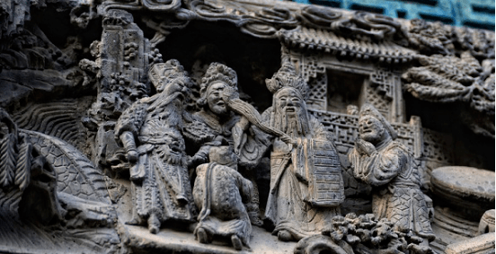 安徽游亳州花戏楼砖雕