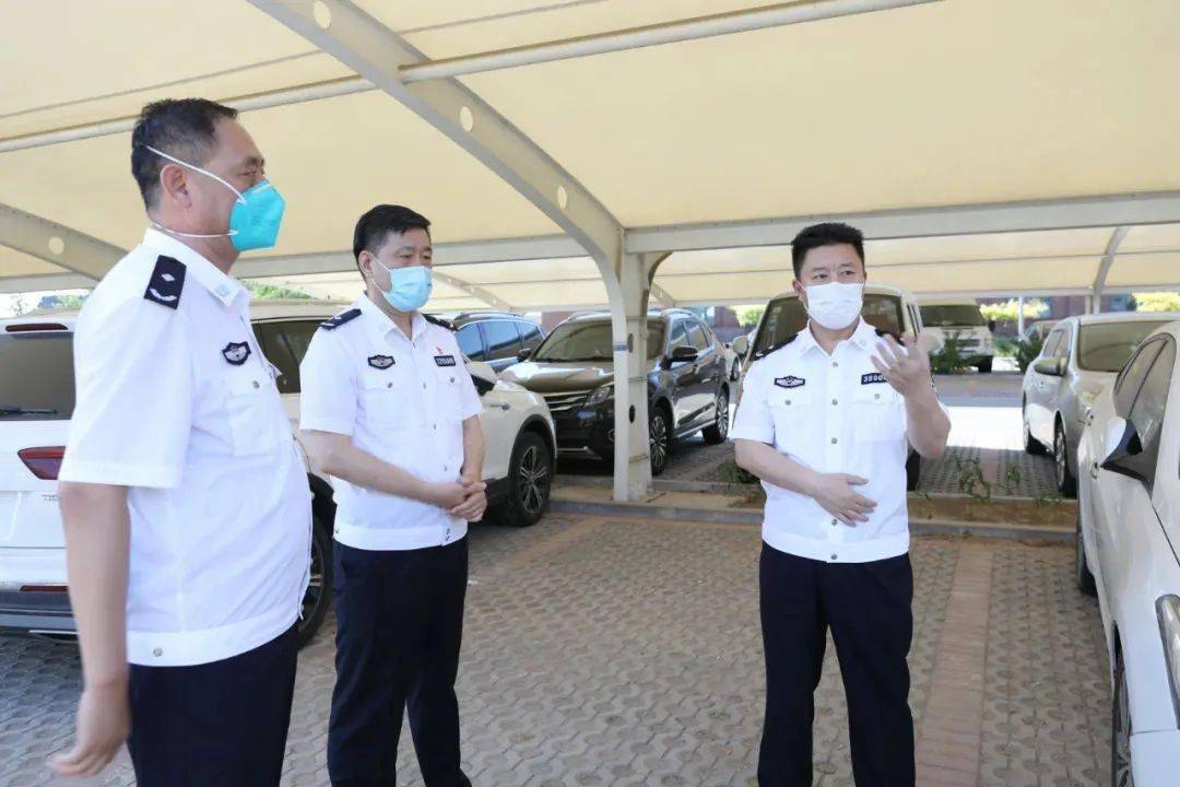 马杰同志到滨海监狱检查工作