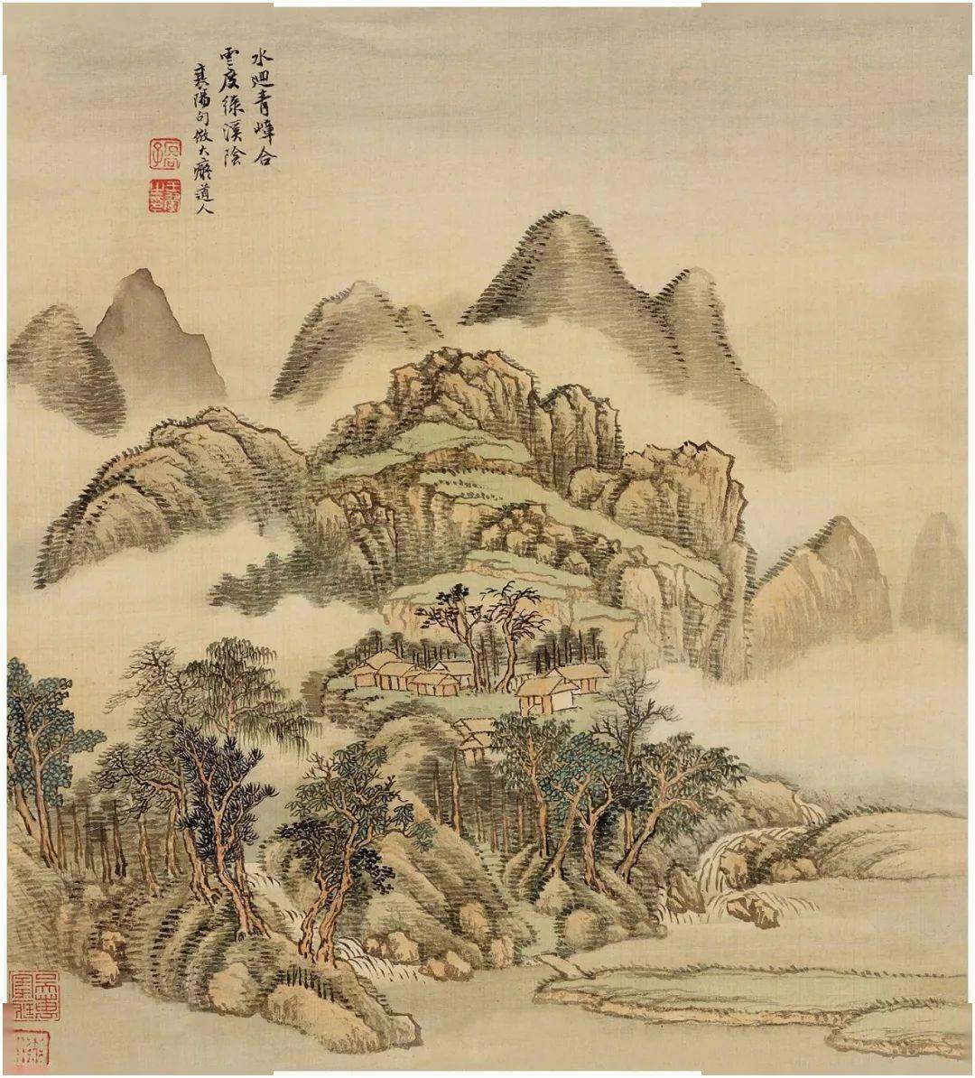 王翚仿宋元山水册,古韵生动!_吴万宝_谷子_石谷 王翚仿宋元山水册,古韵生动!_吴万宝_谷子_石谷