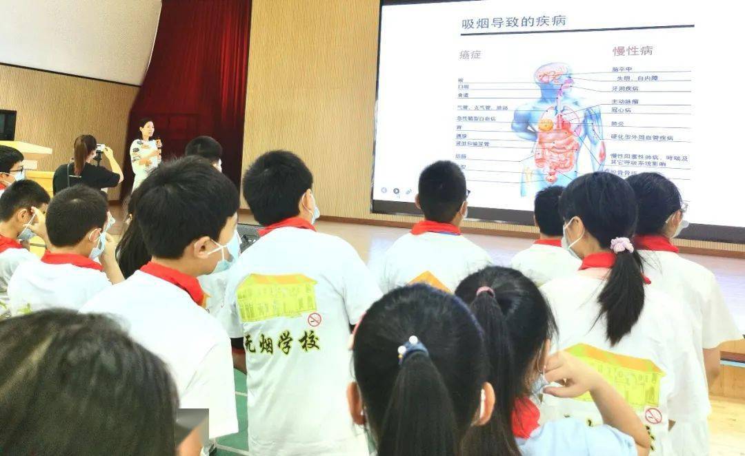 5月31日,义乌市疾控中心联合后宅社区卫生服务中心,在湖门小学开展了