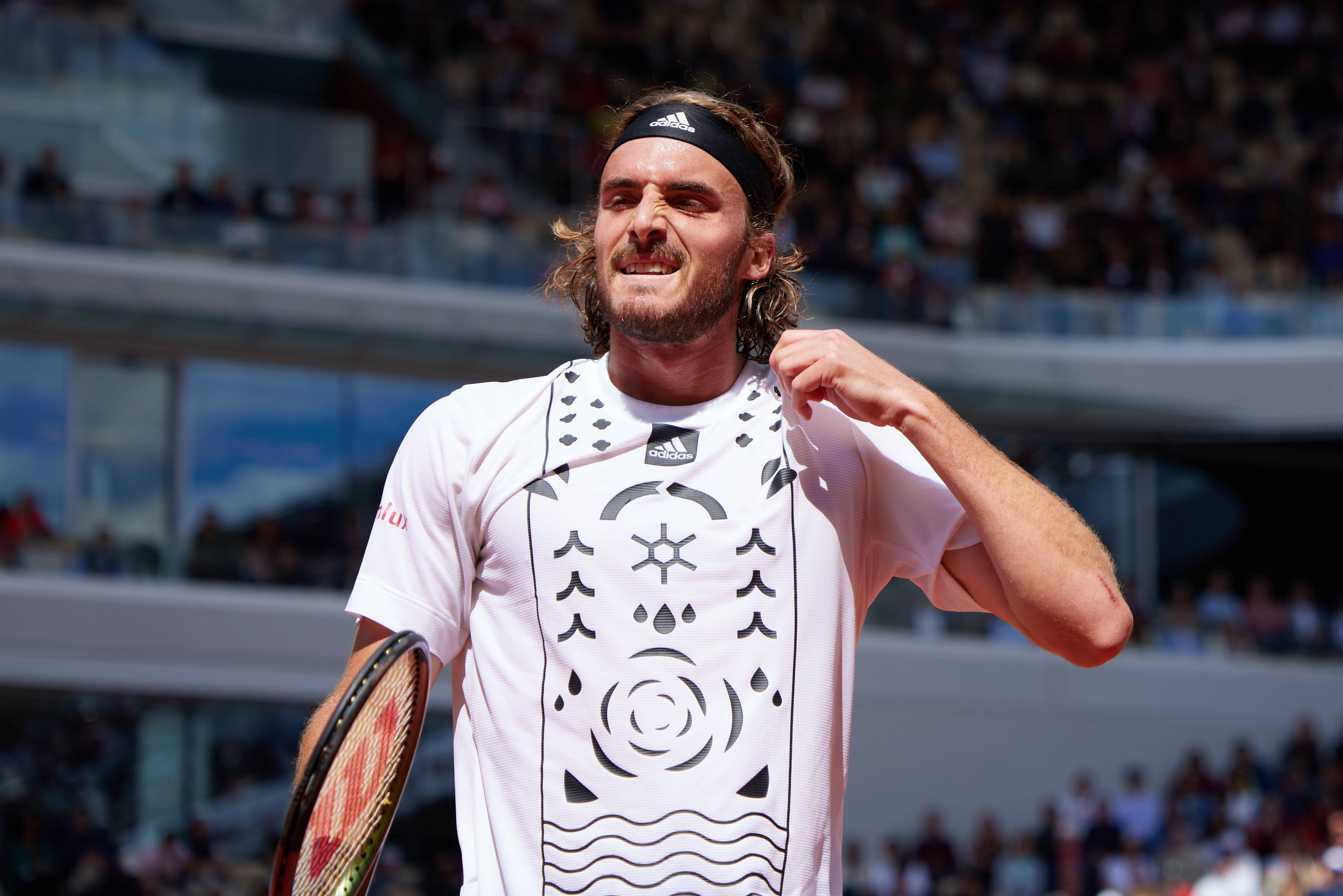 网球法网齐齐帕斯不敌鲁恩