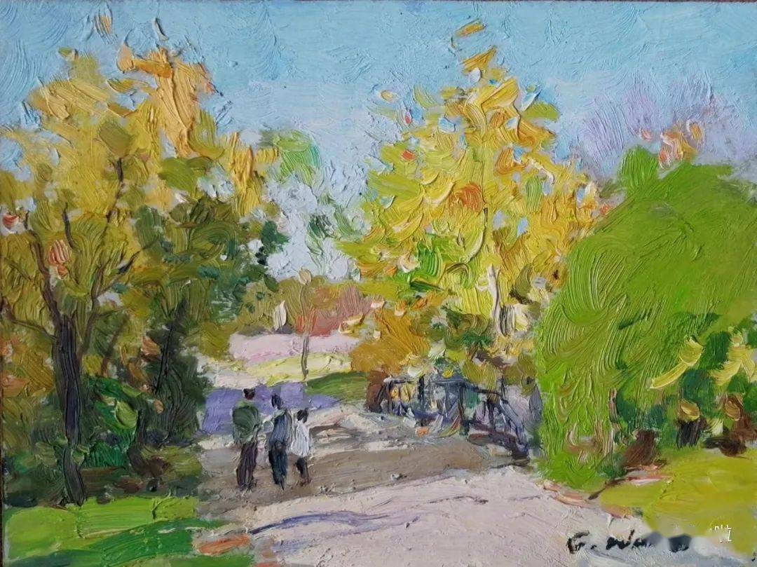 写生啦王垂先生小幅油画作品欣赏