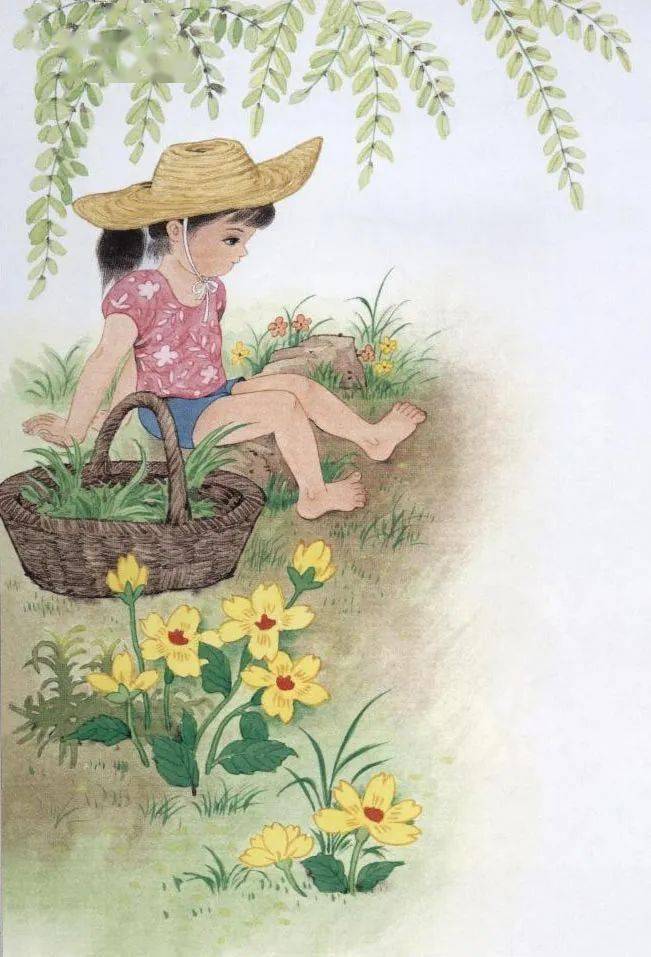 艺赏张广才教授笔下的苏教版小学语文课本插图太美了