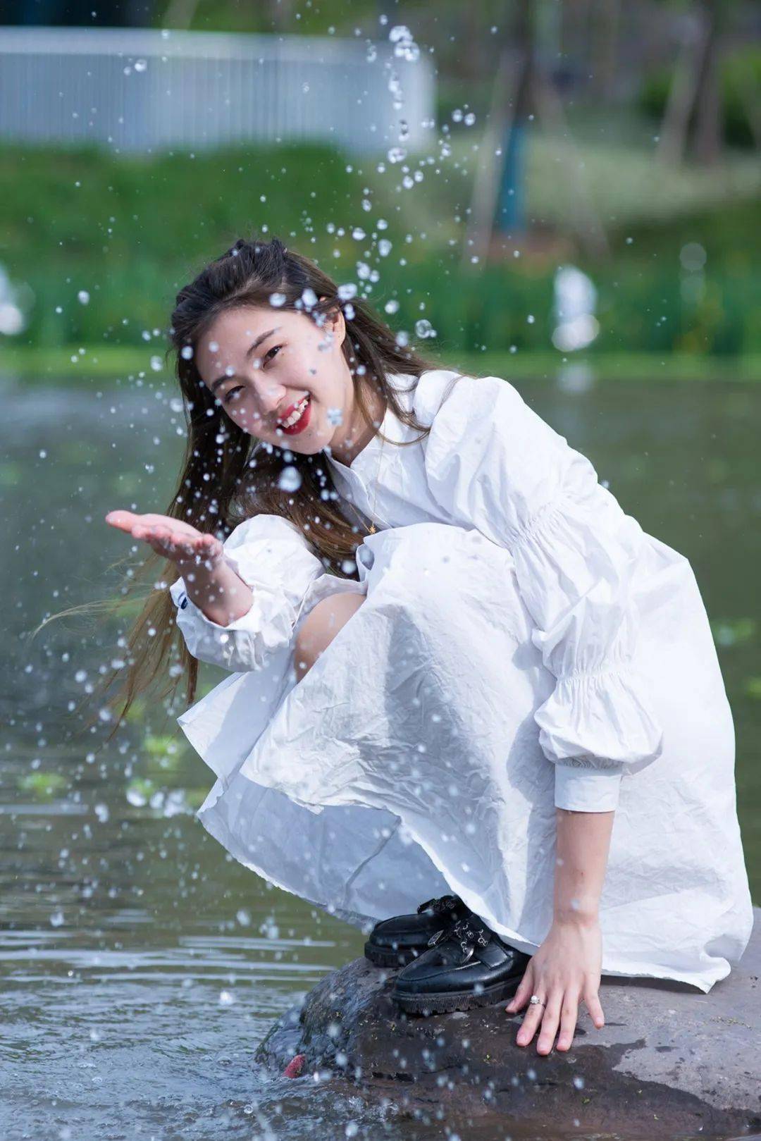 公园里如何拍出精彩人像