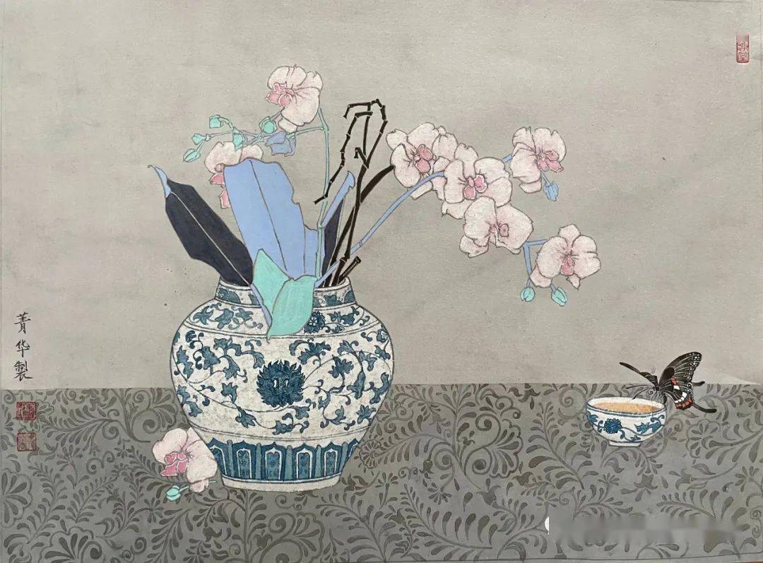 展讯 | 细绘时光——工笔画师生作品展在青岛出版艺术馆开幕