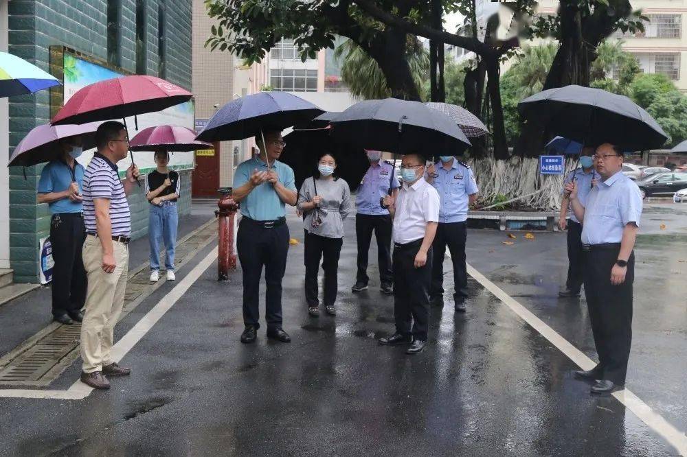 县委常委,办公室主任罗闯,县委常委,宣传部部长,副县长杨慧陪同检查.