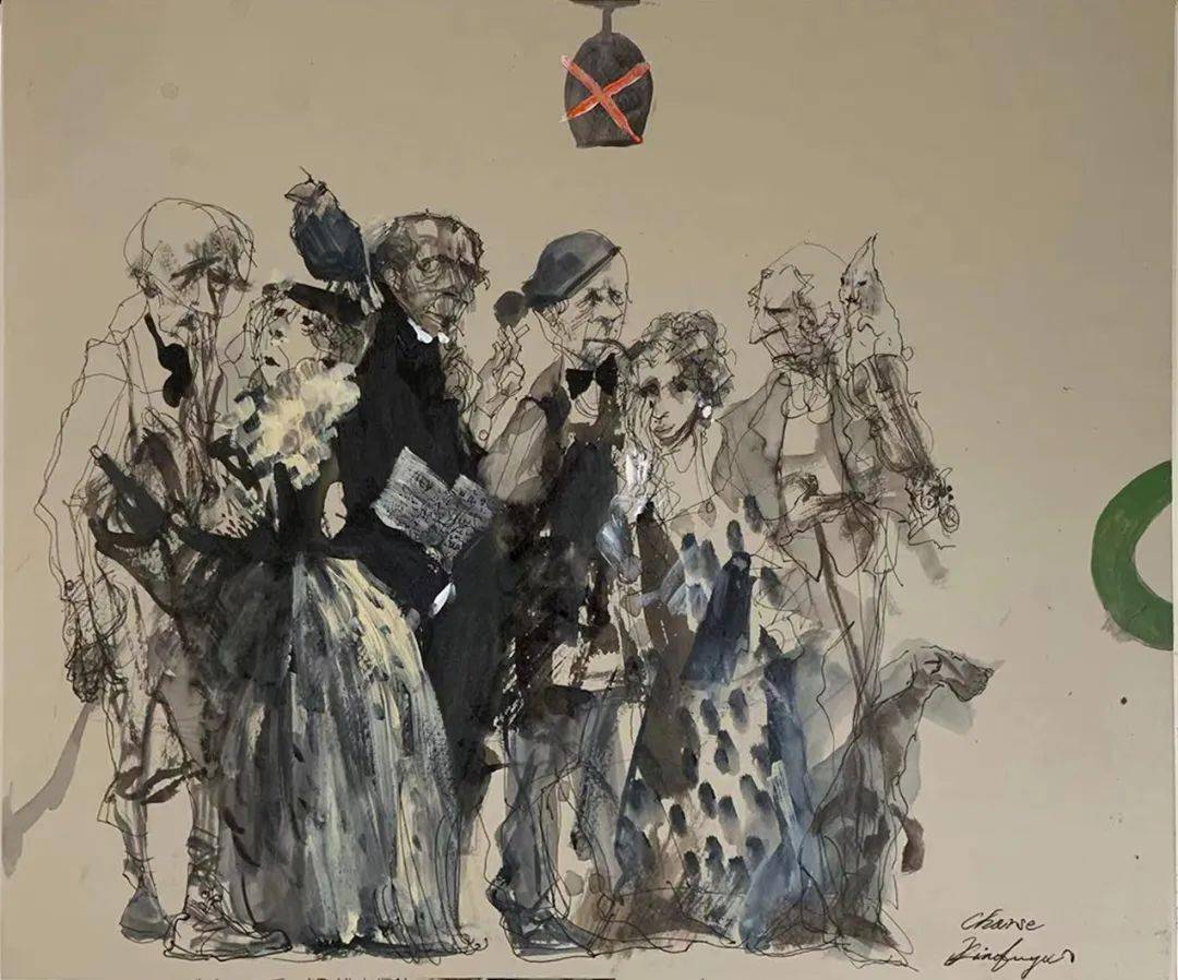 俞晓夫 | 作品_cm_布面_油画