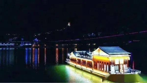 安康紫阳夜景图片