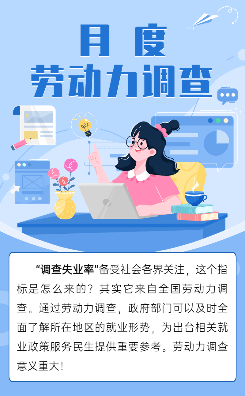 快来了解月度劳动力调查~_上城区_就业_情况