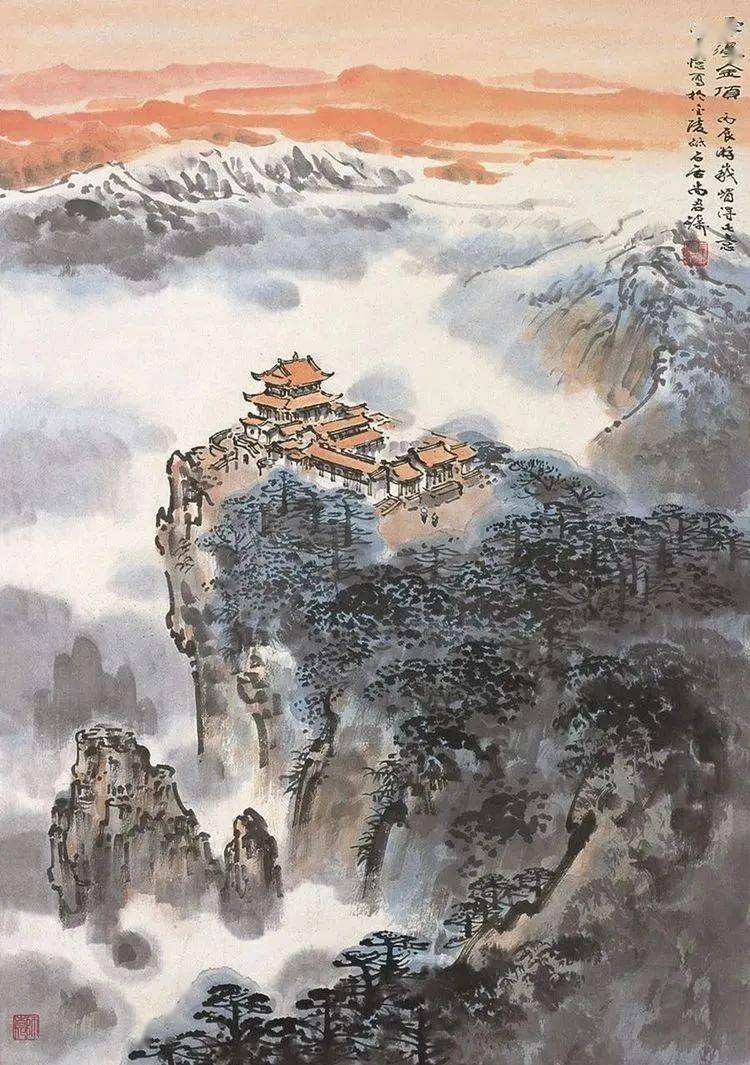 中华文化金陵八家的山水画意境优美果然不同凡响