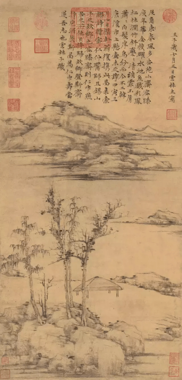 古画欣赏元代山水小品选