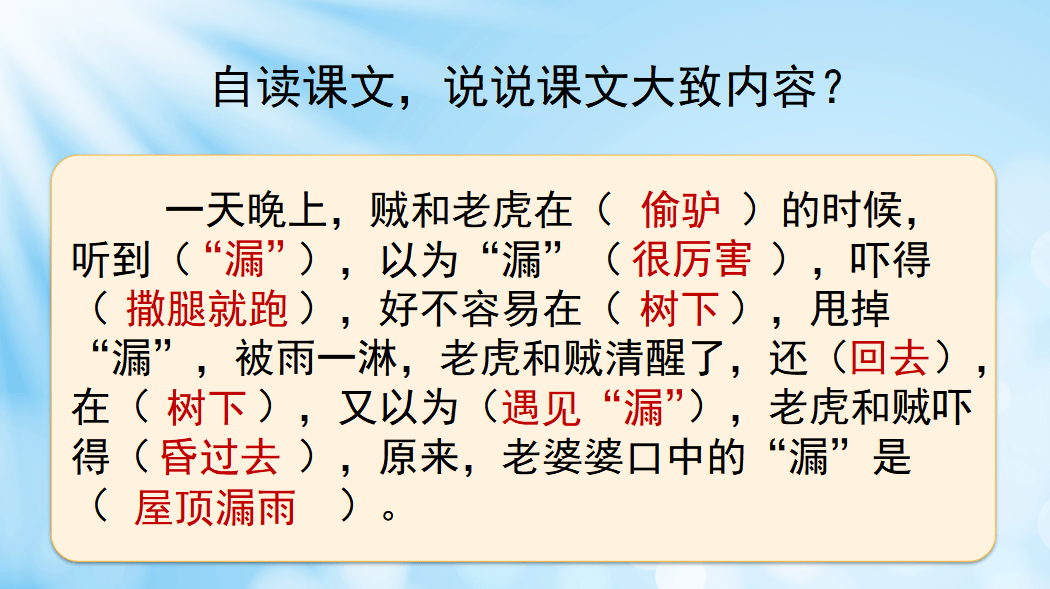 课件三年级语文下册课文27漏