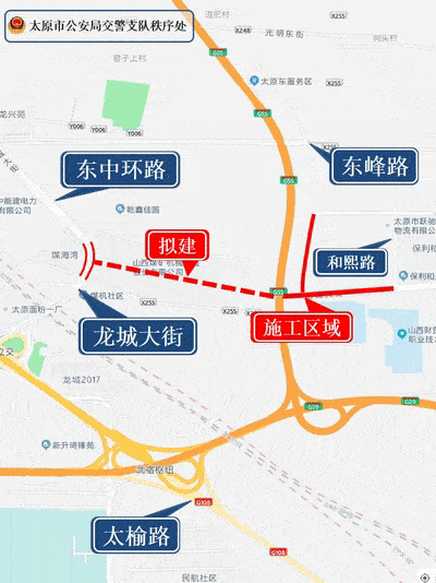 今年5月初,龙城大街打通工程规划方案公示,时隔一个月后,由我市交管