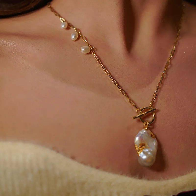 王室超爱的巴洛克珍珠,我只花129元就搞定了!_饰品_价格_项链