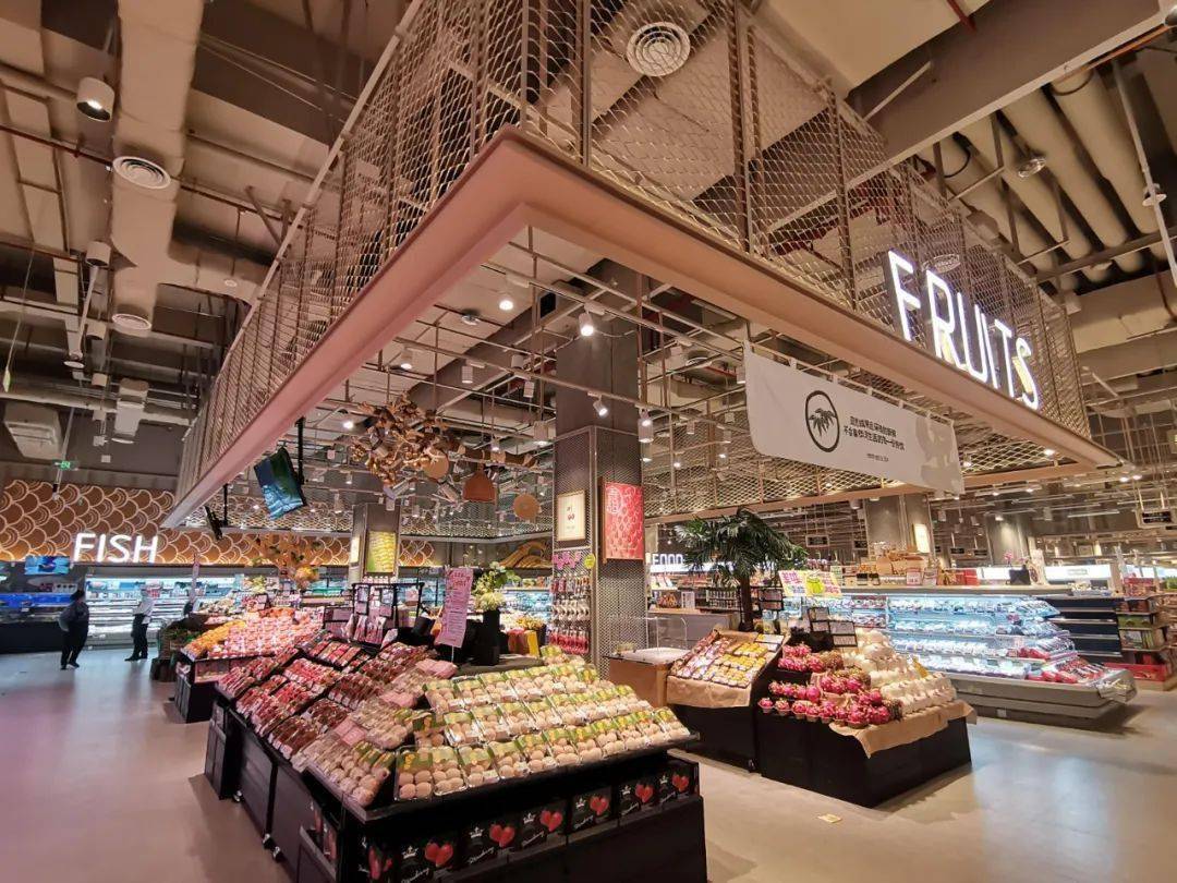 伊藤洋华堂成都金融城店超市区域全品类陈列_零售_熟食_冷冻