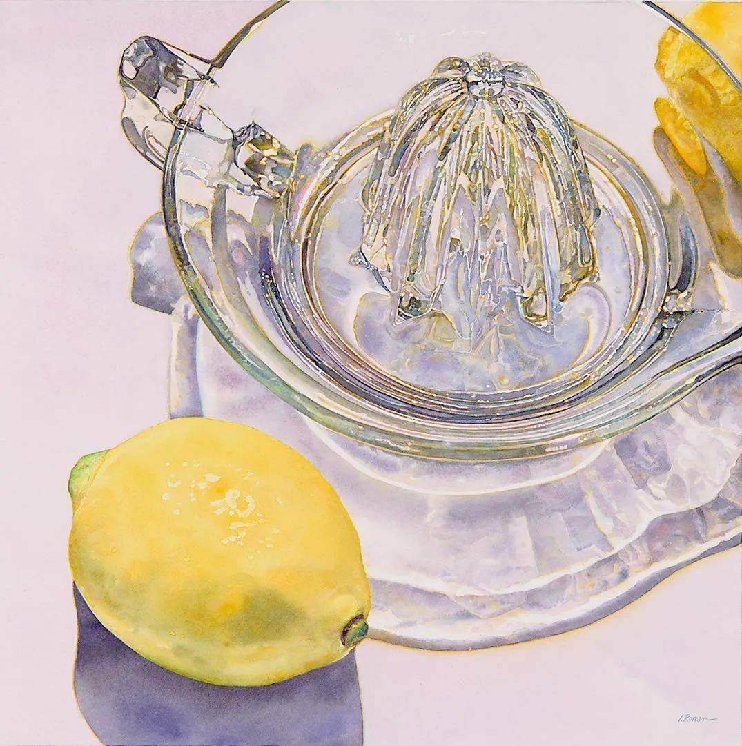 顶尖水彩大师画出质感超强的水彩玻璃这透明度我承认我被骗了