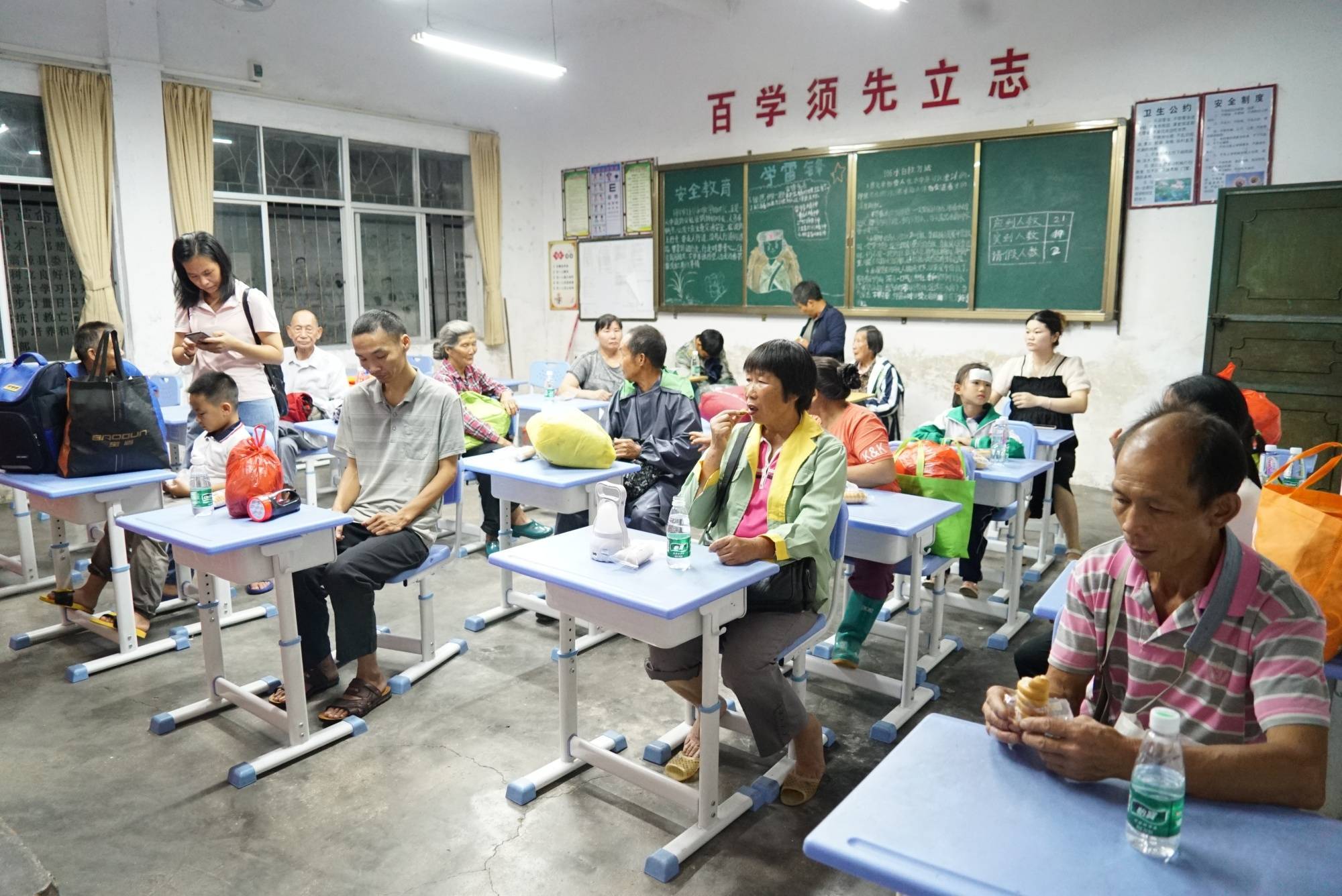 受强降雨持续影响,6月13日下午,广东省河源市连平县元善镇,上坪镇