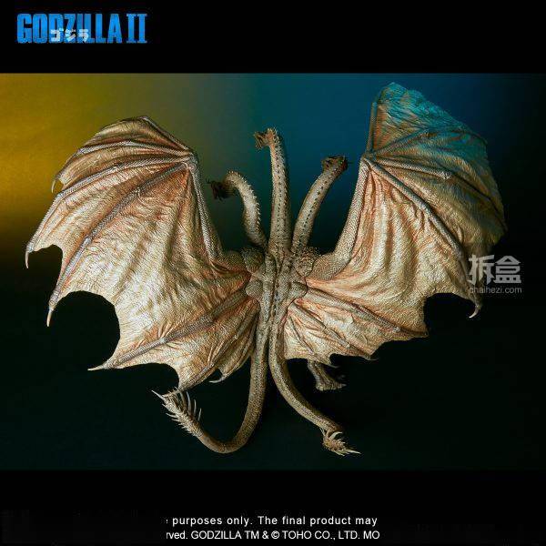 xplus新品2019电影版godzilla王者基多拉kingghidorah