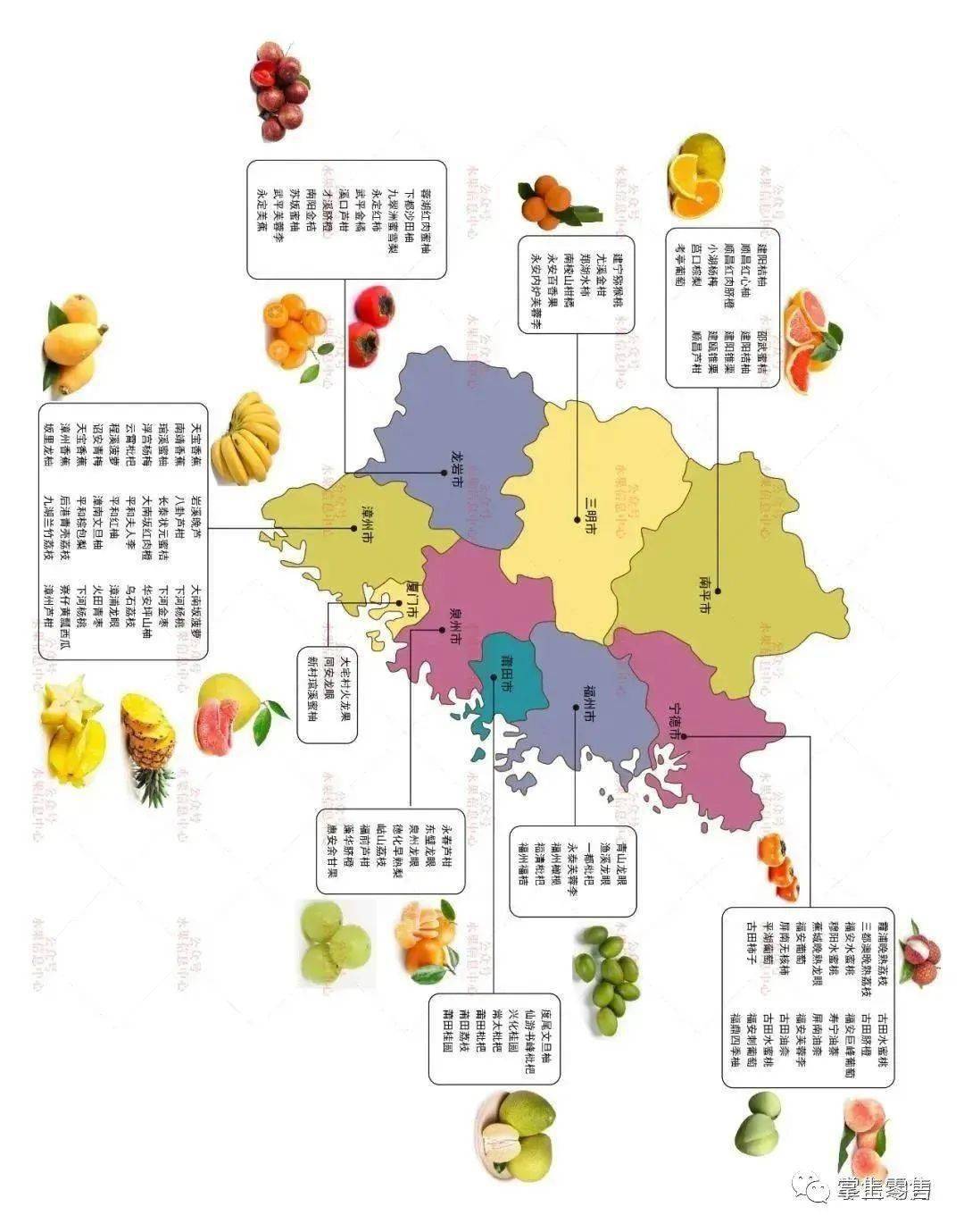 13个水果大省的水果地图!生鲜采购你可能需要(可收藏)