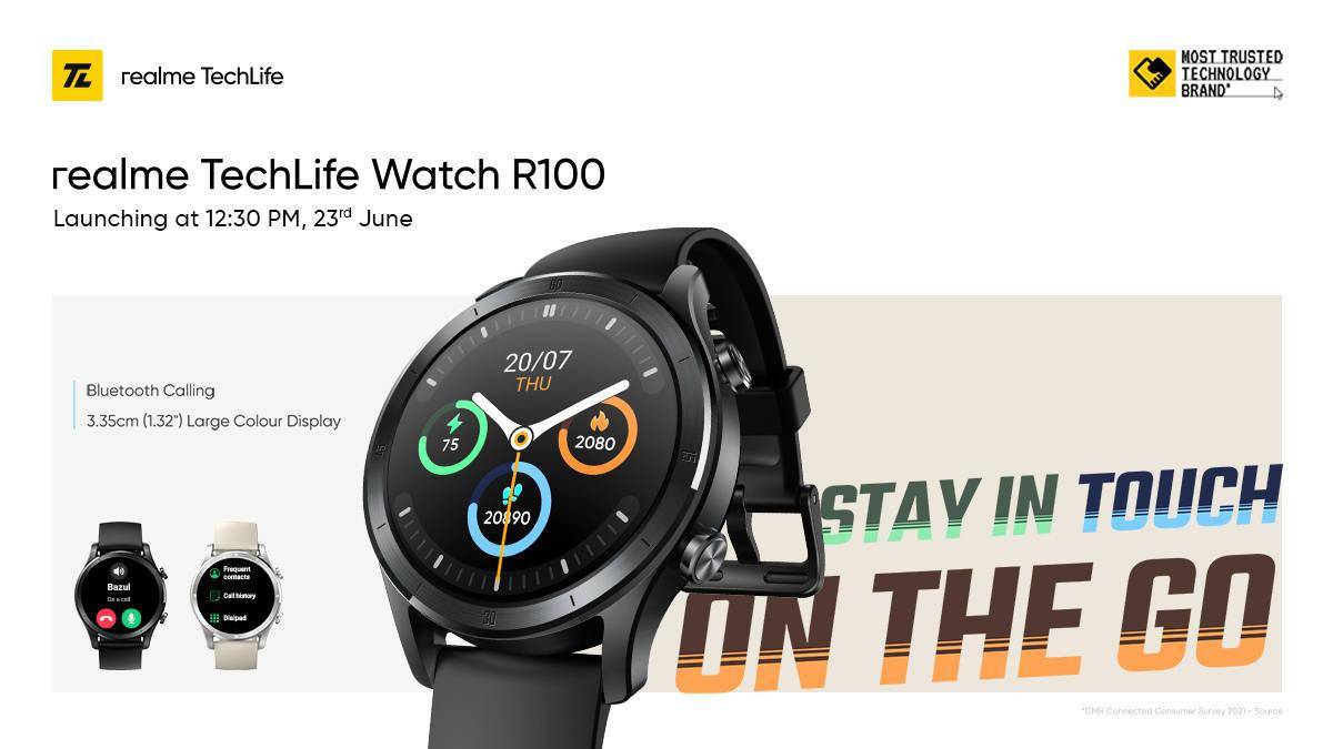 realme TechLife Watch ع⣺Լ 500 Ԫ6  23 շ