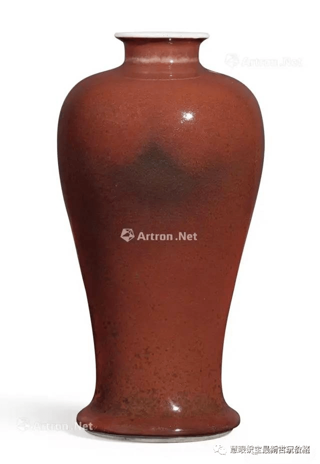 文房具 清康熙 紅釉花瓶/F2-66 2023_NYR_20461_0900_002(