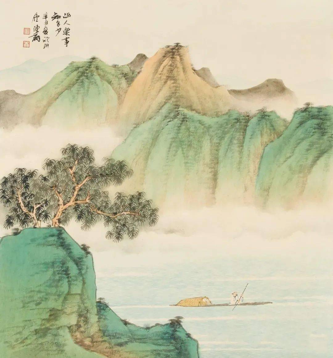 溪山清远.陈翔_水墨_山水_本色