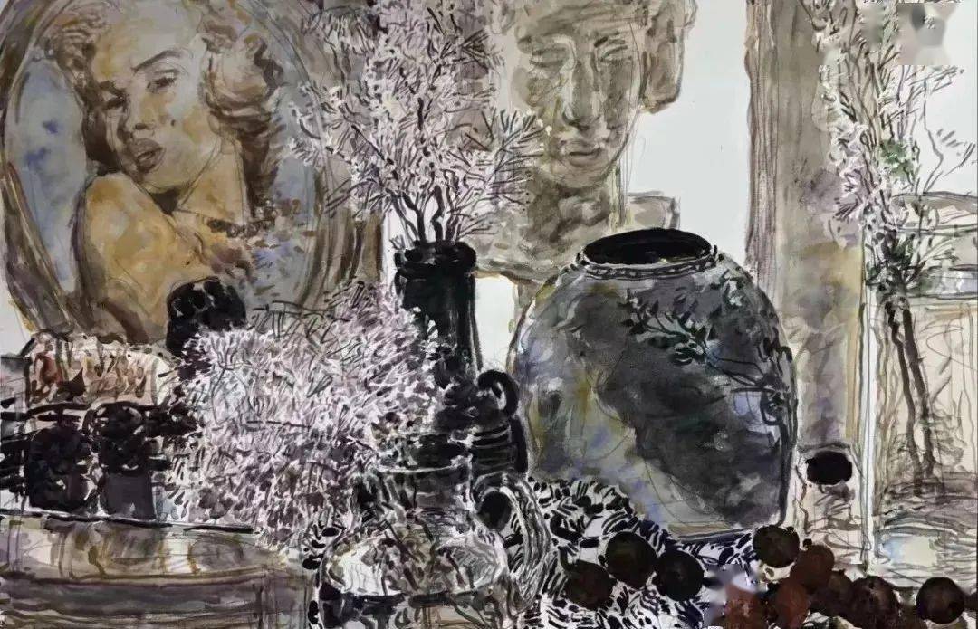 透明的光感赵云龙水彩新作