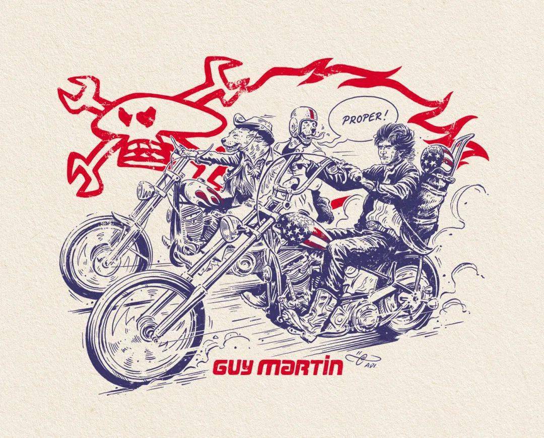 狂野复古机车海报欣赏