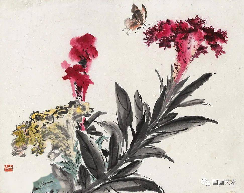 鸡冠花专辑/历代写意花鸟画范作选集（第158集）[53幅]