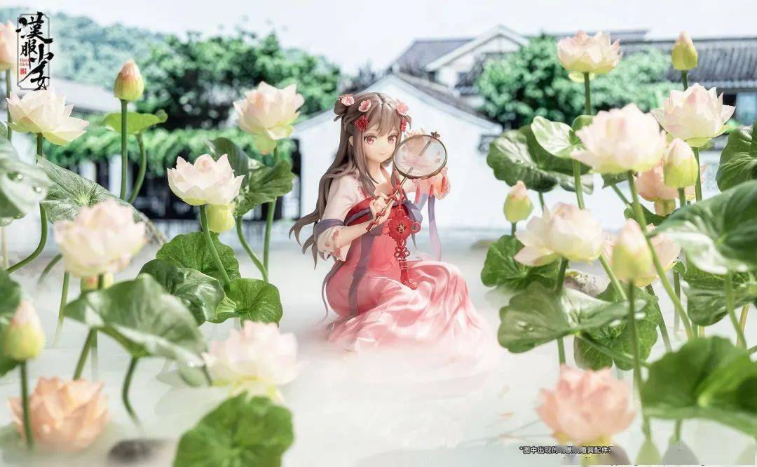 新品预定~ apex 汉服少女 映水芙蓉 anmi原画_定金_成功_明信片