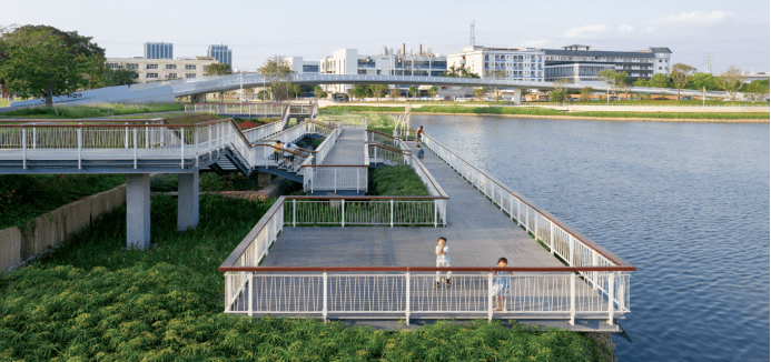 蠔鄉湖公園——城市河口水岸的彈性再生與文化煥新_空間_溼地_設計