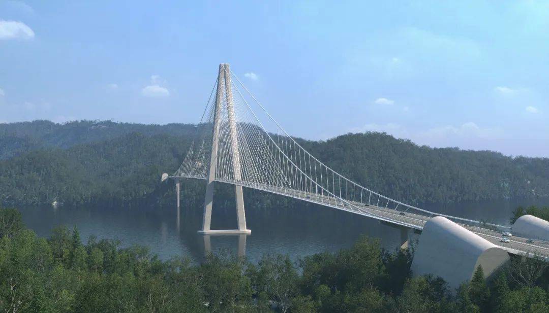 黑龙江五湖岱大桥图片