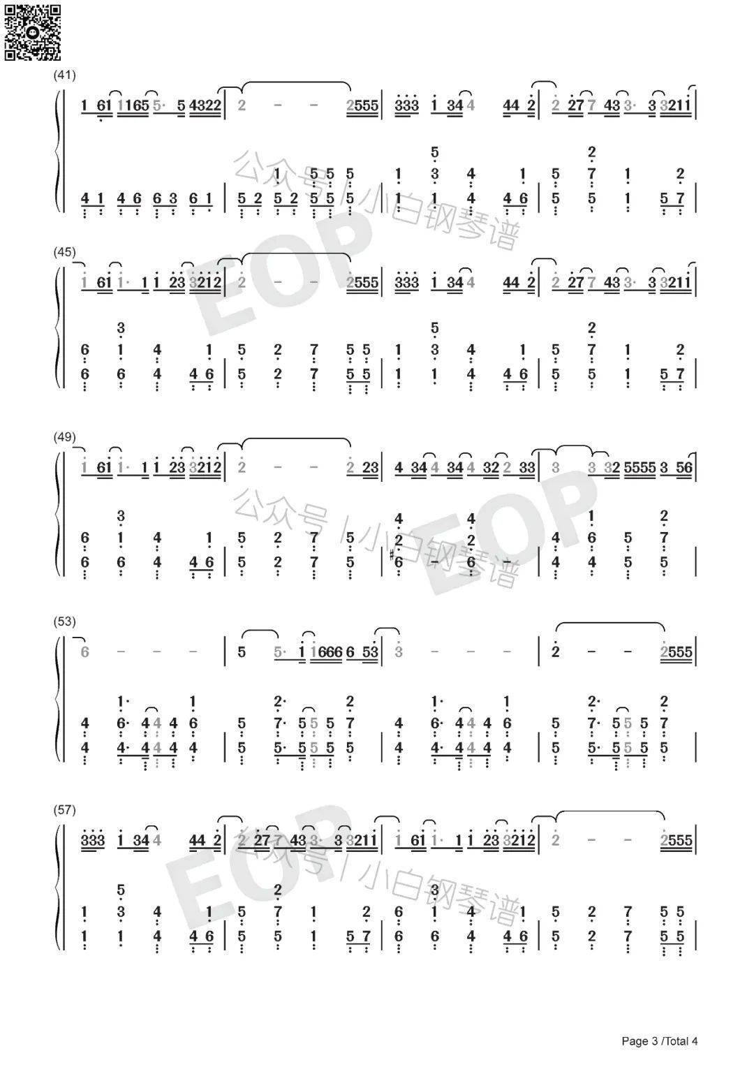 琴谱bestofme丹尼尔61波特含简谱