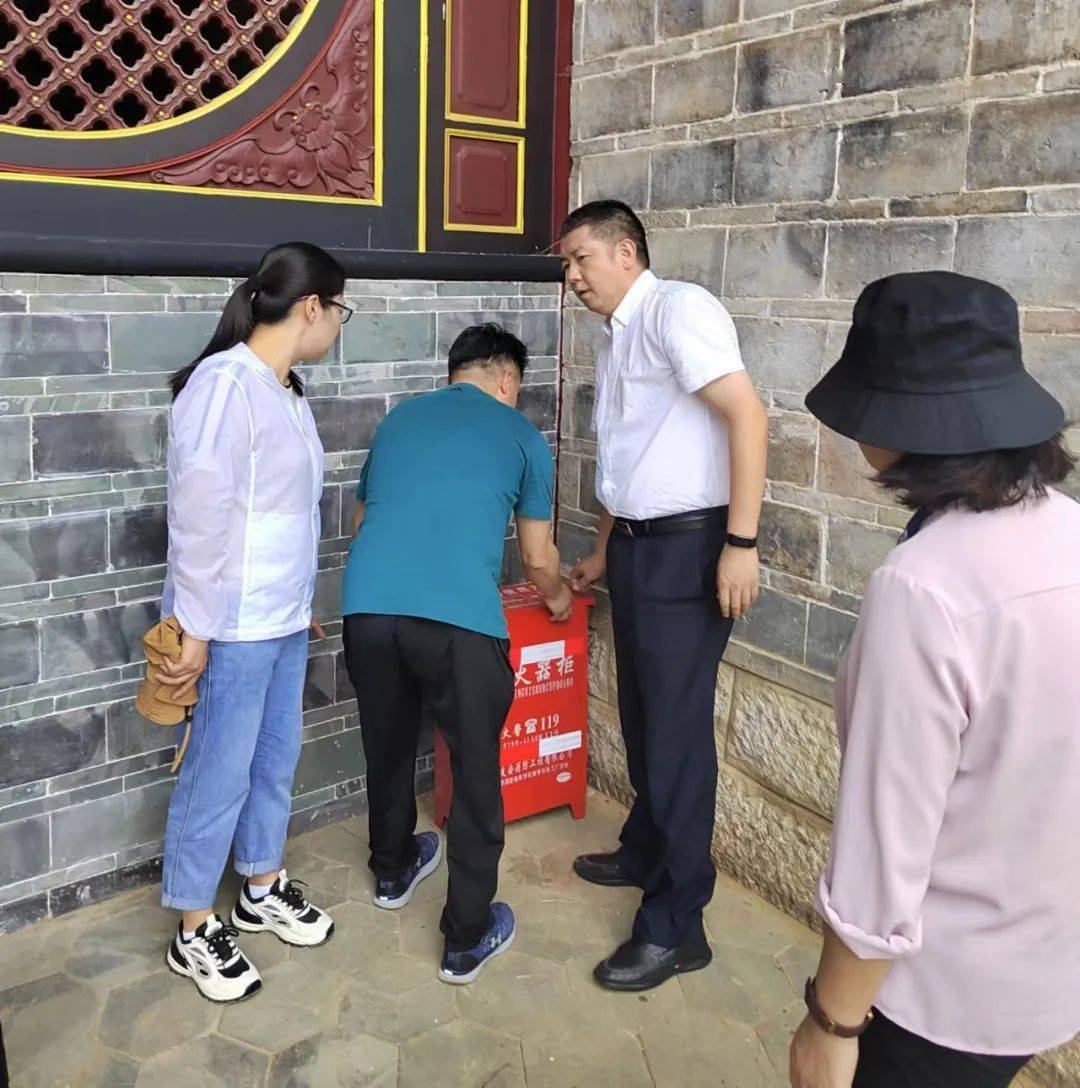 曲靖市文化和旅游局到会泽县开展文物安全检查