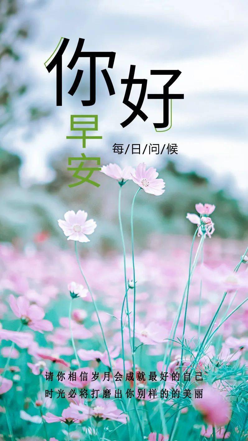 今天最新早上好问候语图片