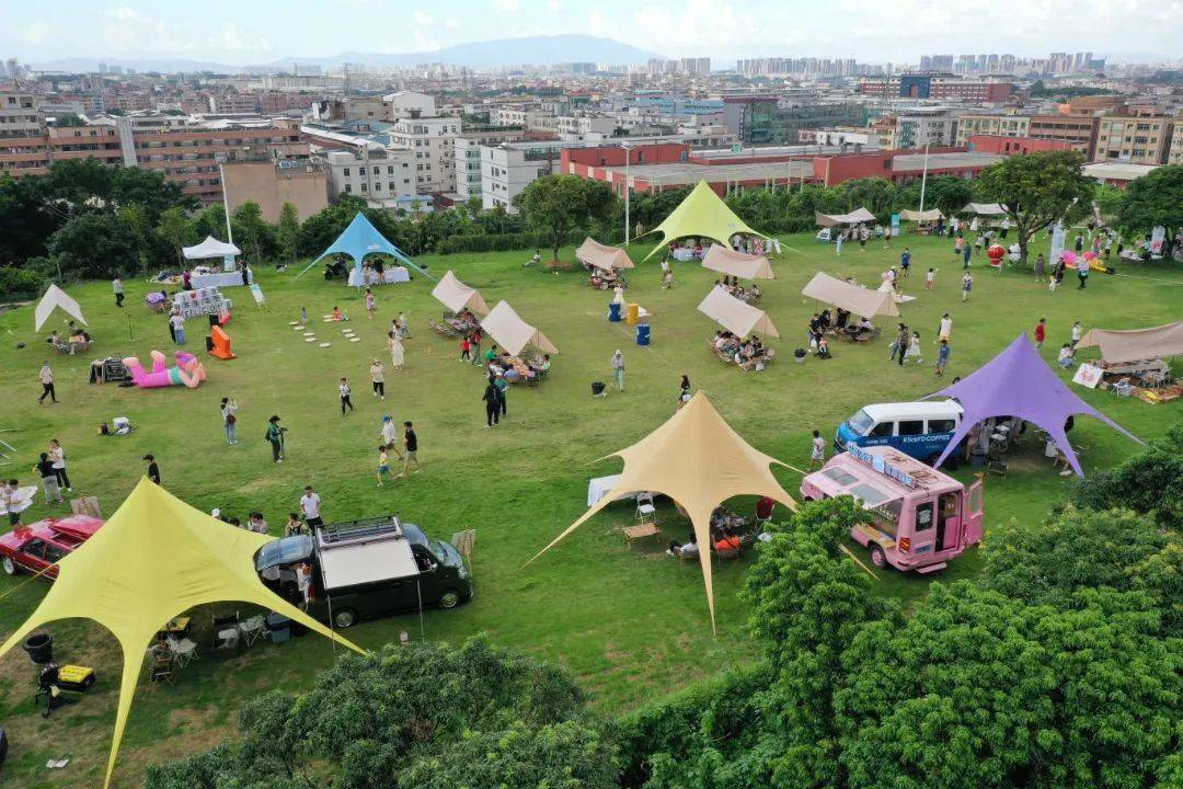 探秘山顶露营节主场地东城观行研学实践营地东莞人为何都爱来这里